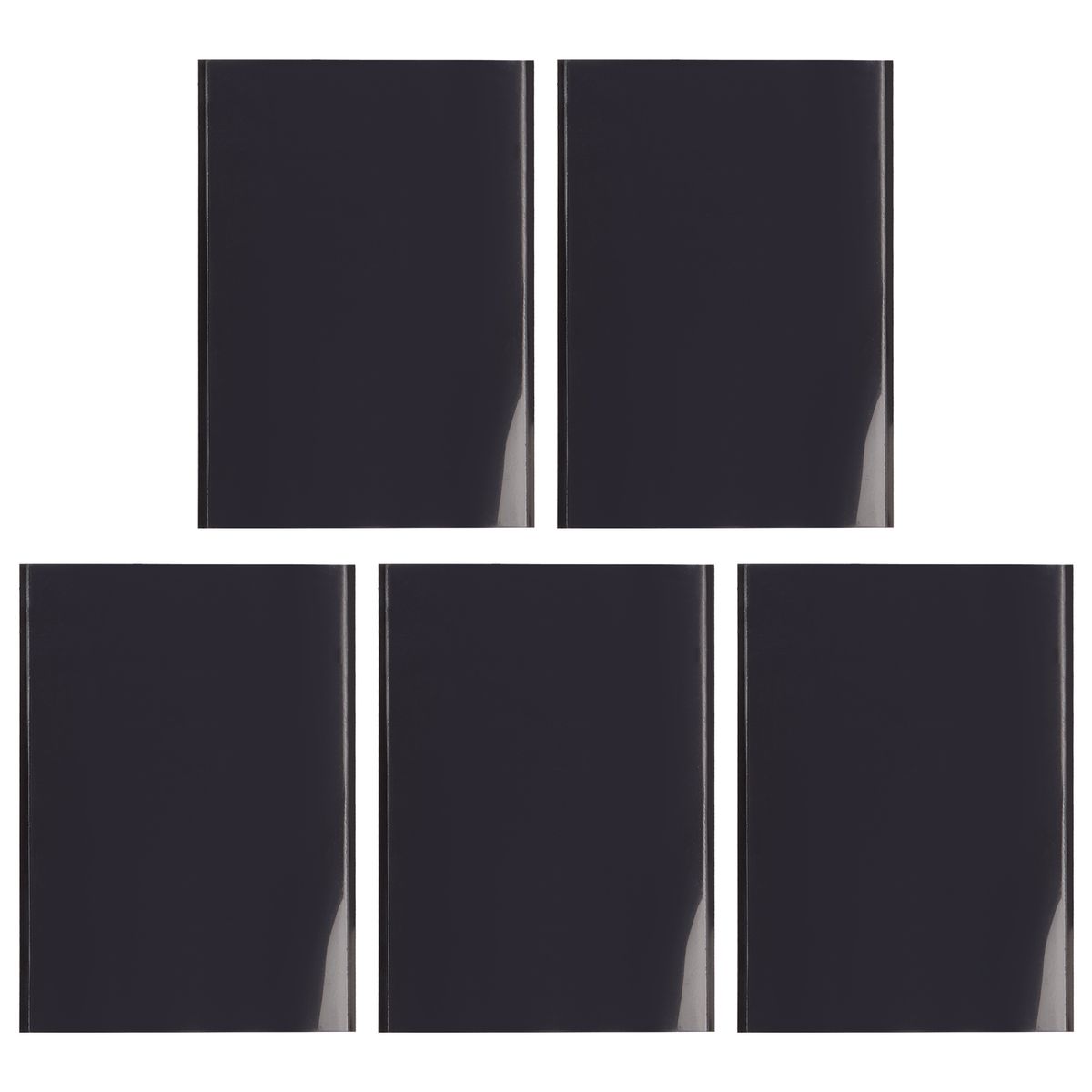 Chenshia 5pcs Magnetic Picture Frames Photo Frame Pockets for fridge locker