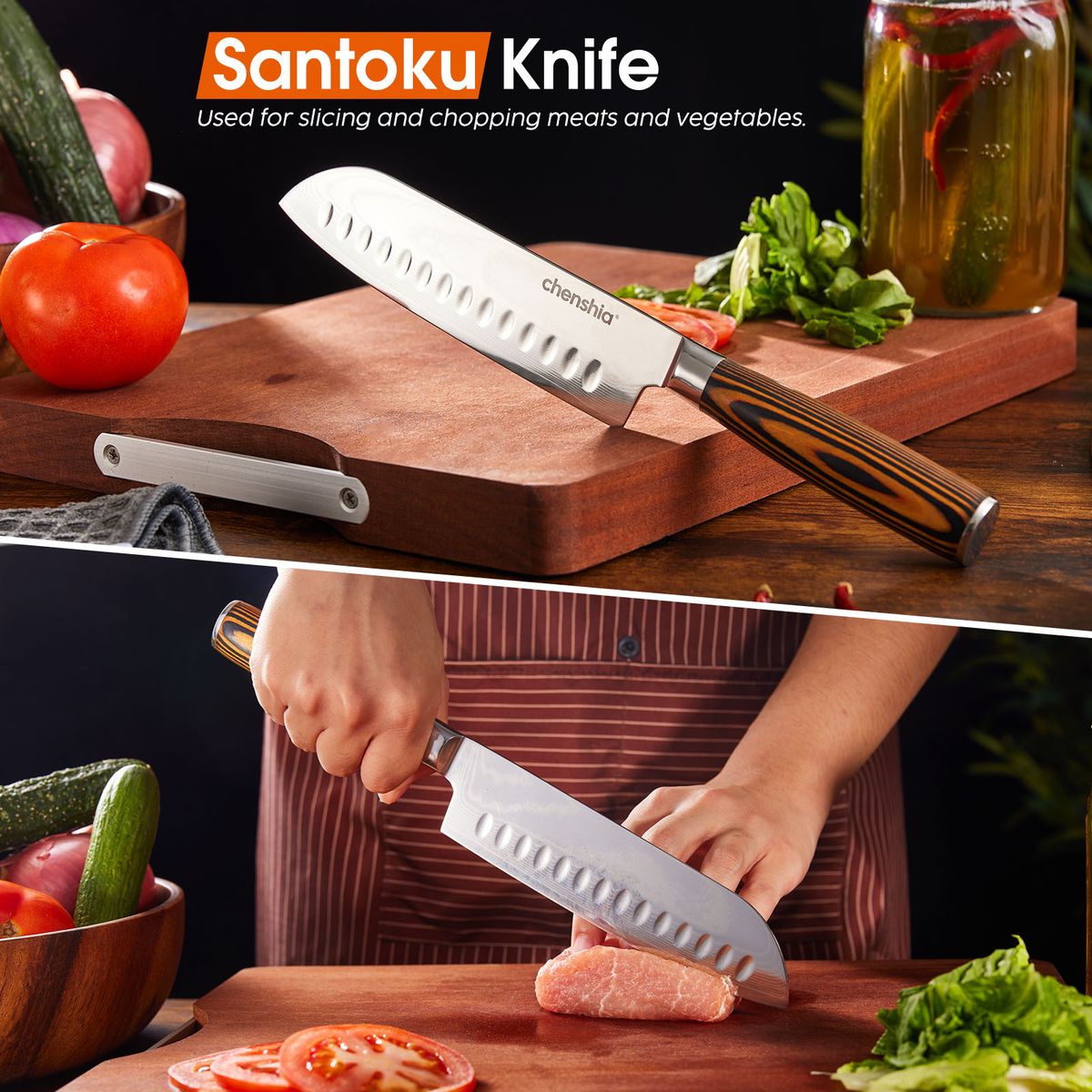 Damascus Knife Set - 5 Piece