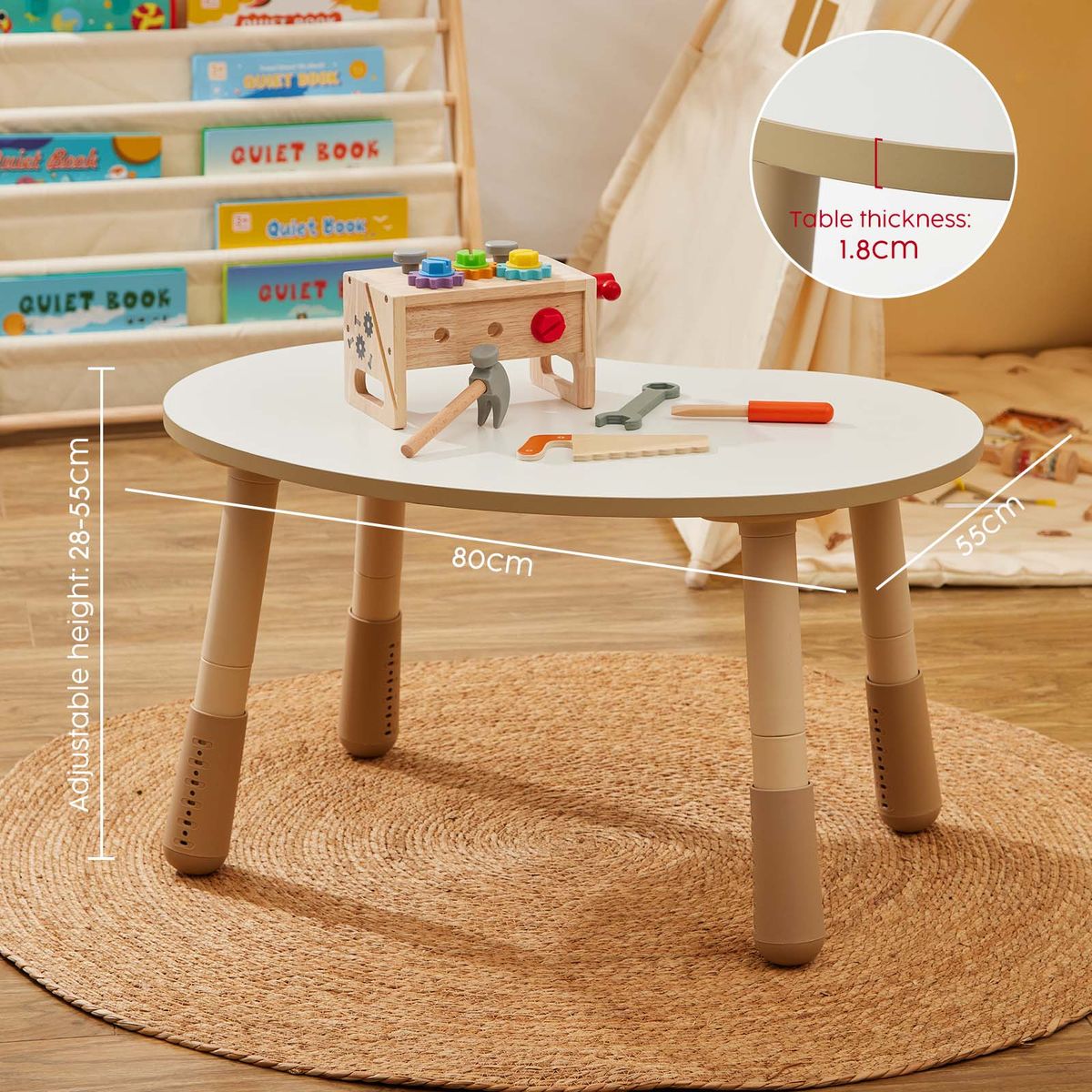 Montessori Toddler Table - 18m–7yrs