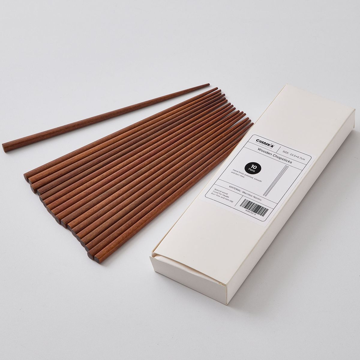 Sandalwood Reusable Noodle Chopsticks - 10 Pack