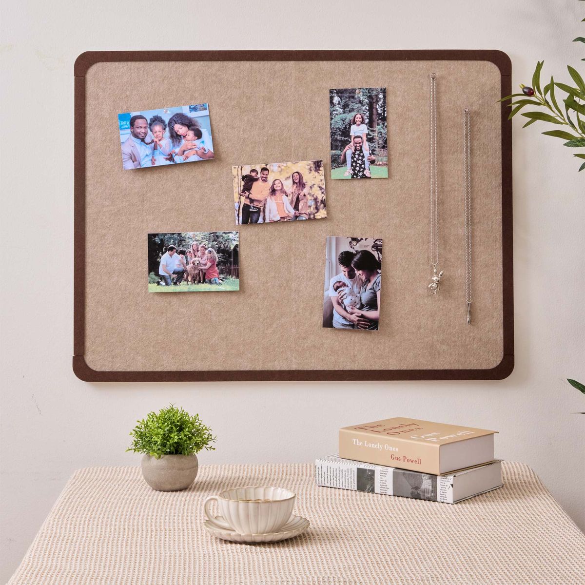 Wall-Mounted Bulletin Board
