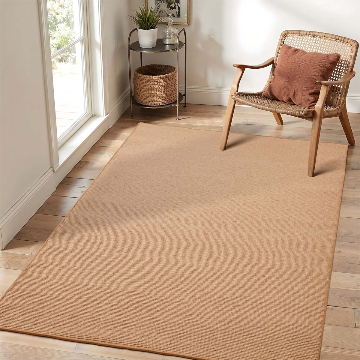 Woven Jute Area Rug - 130x190cm