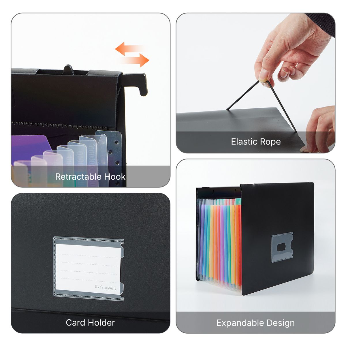 13-Pocket Accordion File Organizer