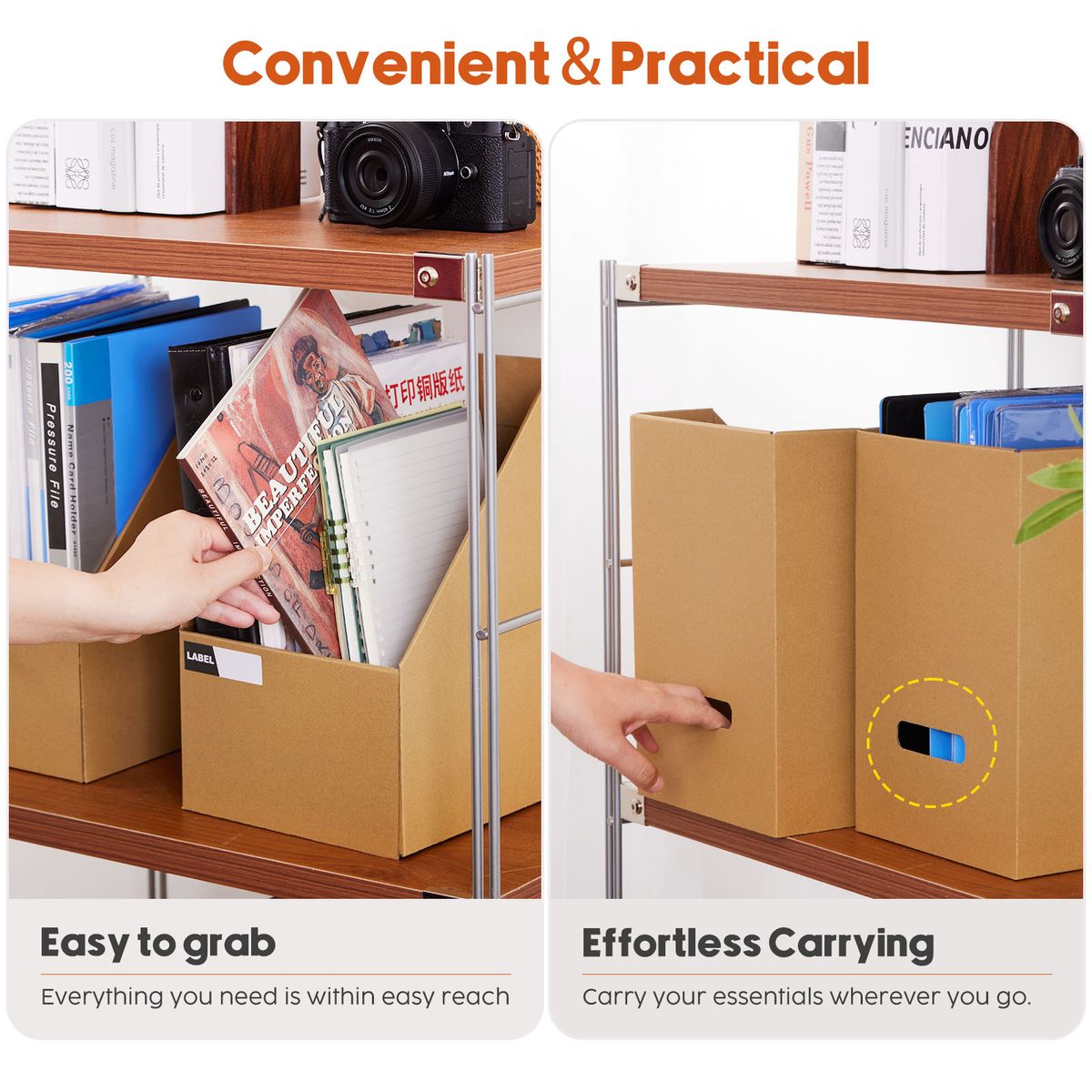 Chenshia Report Documents Storage Magazine Book Holder Desk File Organiser