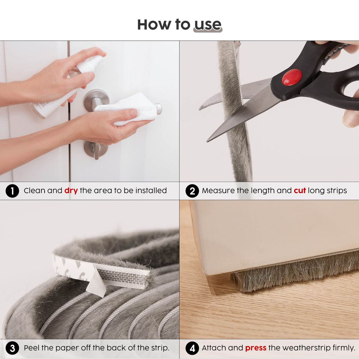 10m Multipurpose Seal Stripping - Waterproof & Noise Reduction
