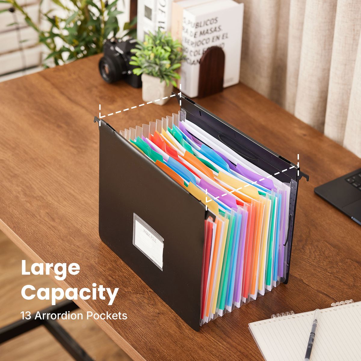 13-Pocket Accordion File Organizer