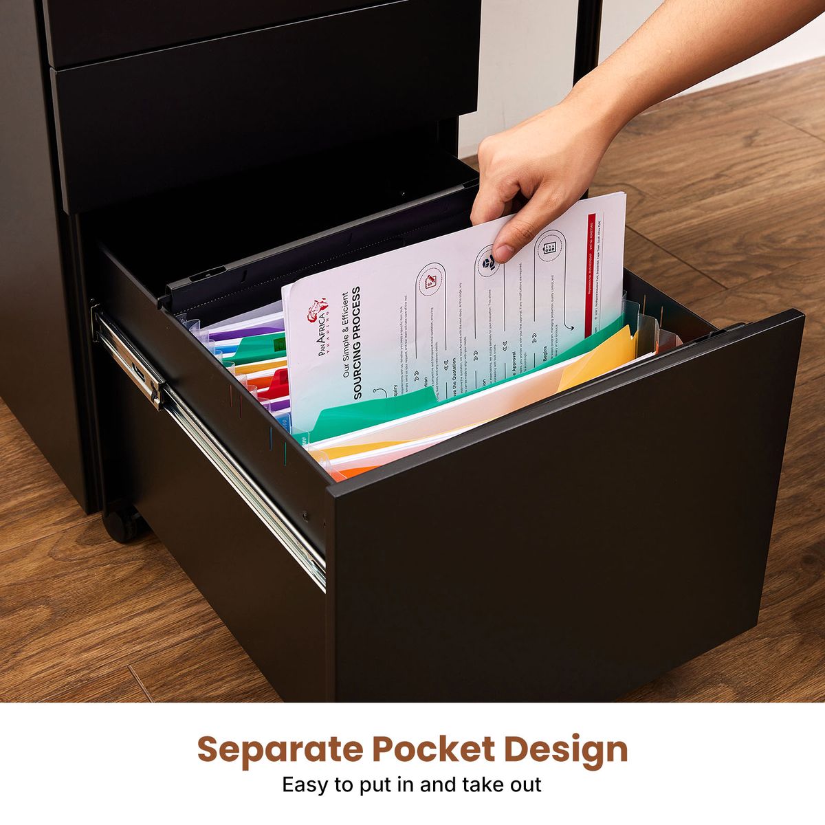 13-Pocket Accordion File Organizer