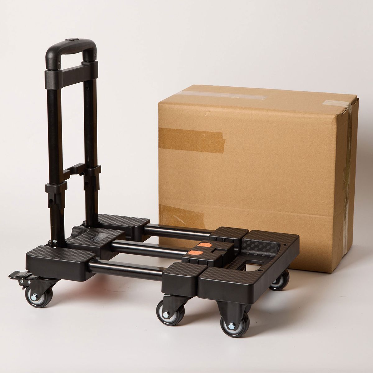 Chenshia 200KG Folding Trolley 6-Wheel Heavy Duty Dolly & Adjustable Ropes