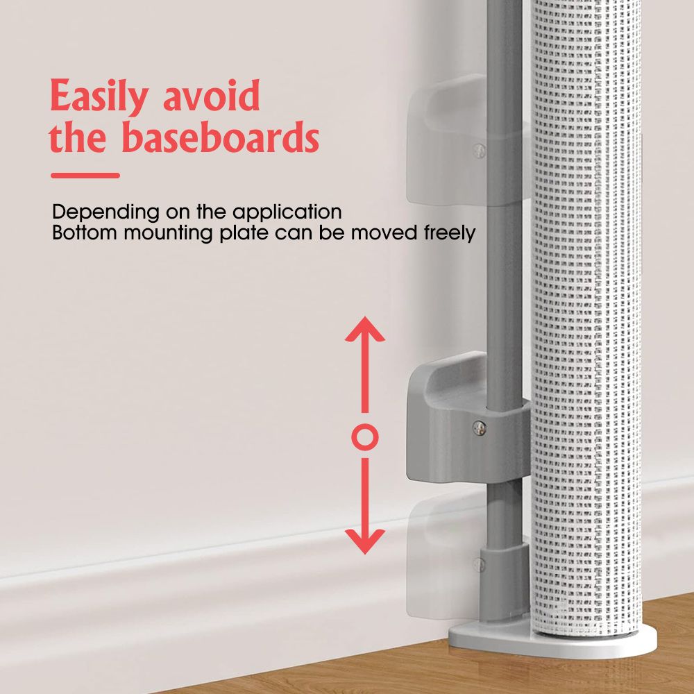 Extra-Wide Retractable Baby and Pet Safety Gate