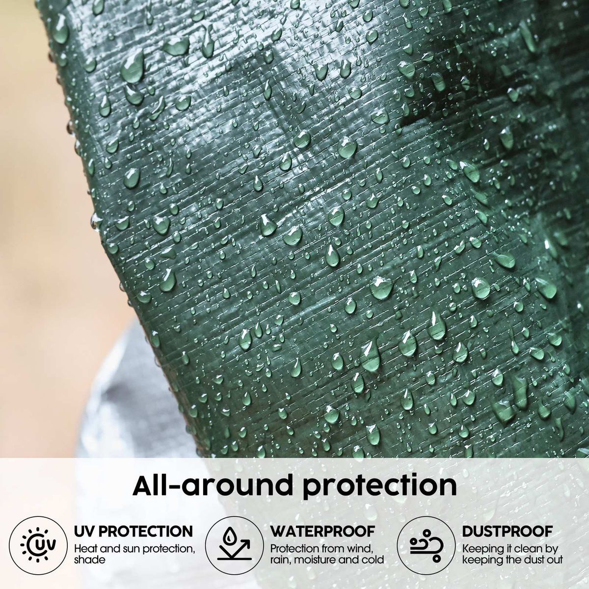 Heavy Duty Waterproof Tent Cover