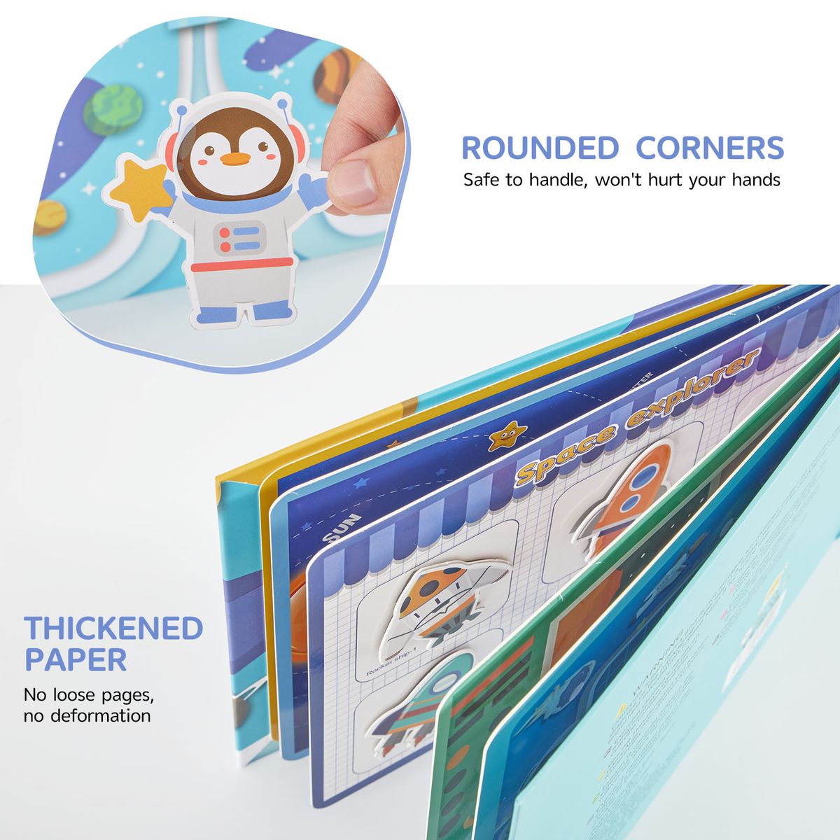 Toddler Busy Book Preschool Learning Toy Interactive Workbook
