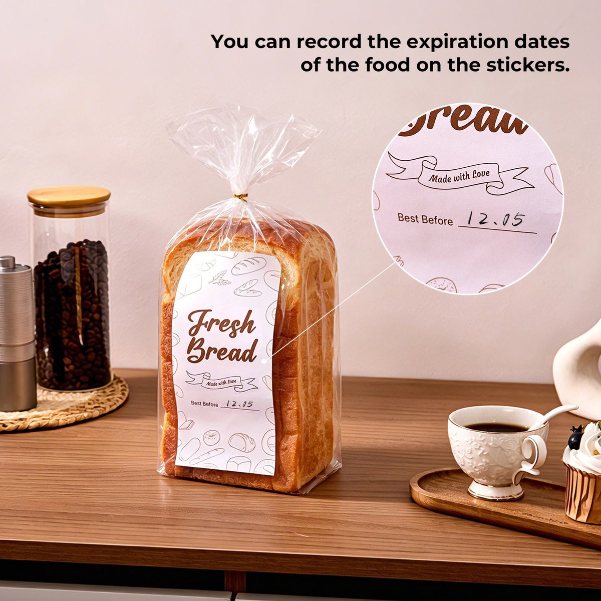 100pcs toast bread bag