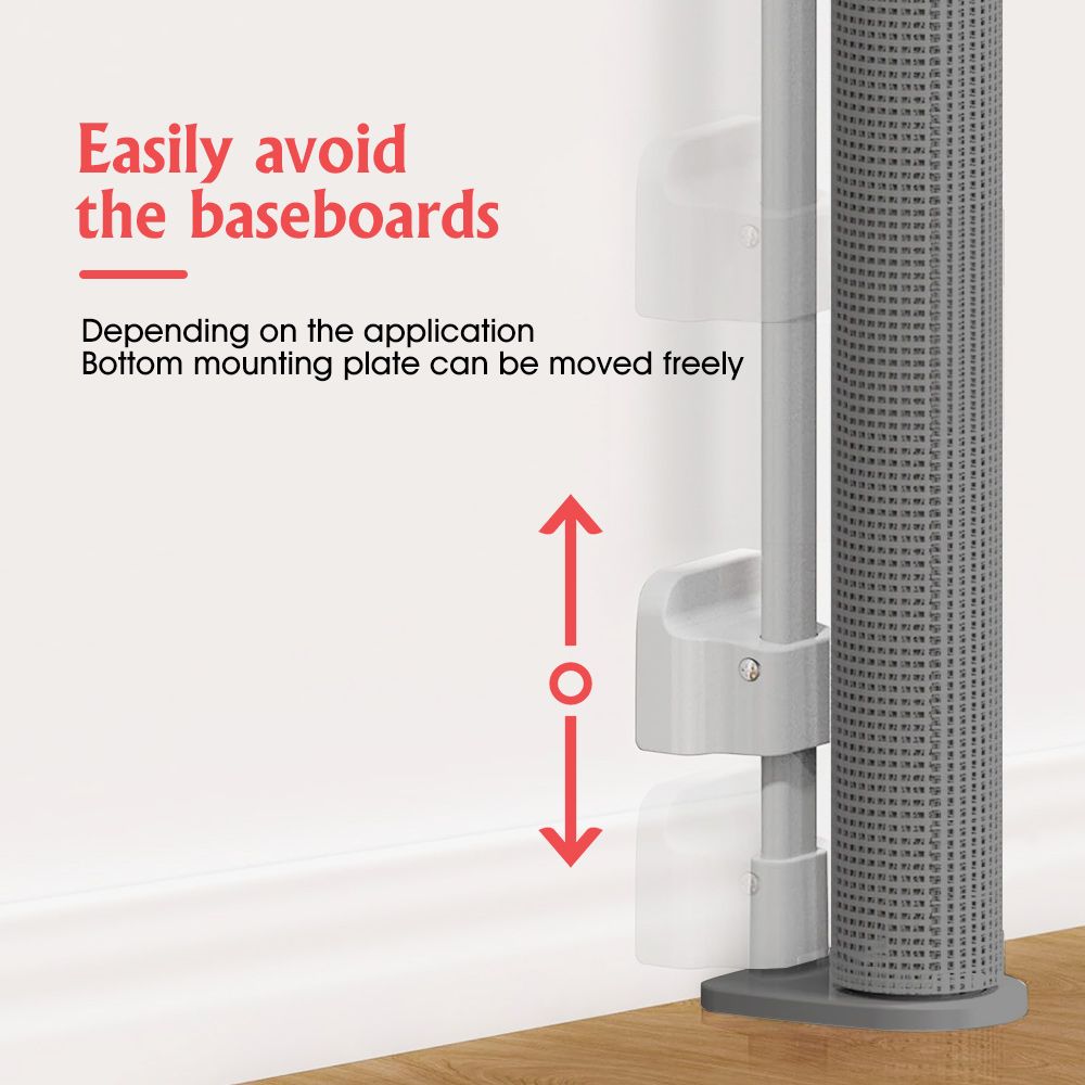 Extra-Wide Retractable Baby and Pet Safety Gate