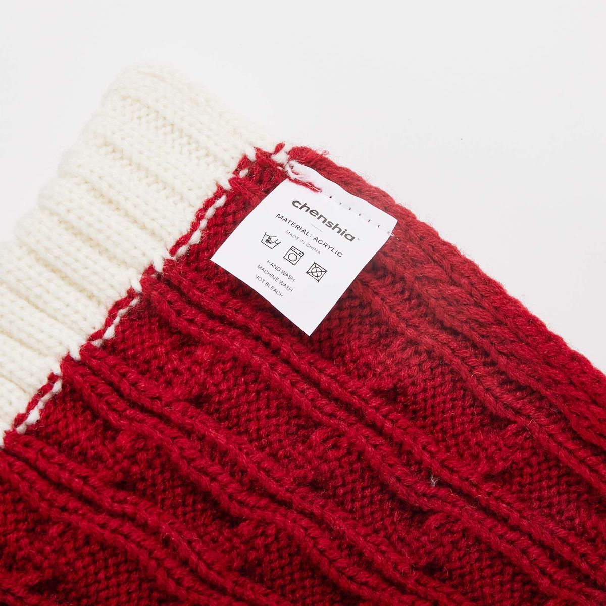Red Knitted Christmas Stockings