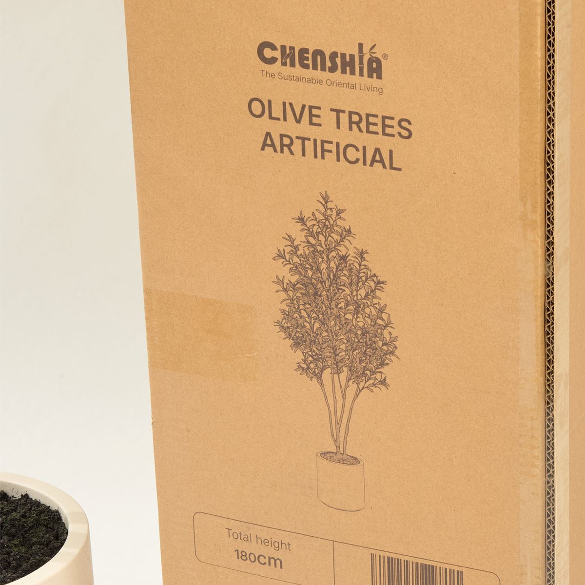 Artificial Olive Tree - Realistic Faux Potted Plant