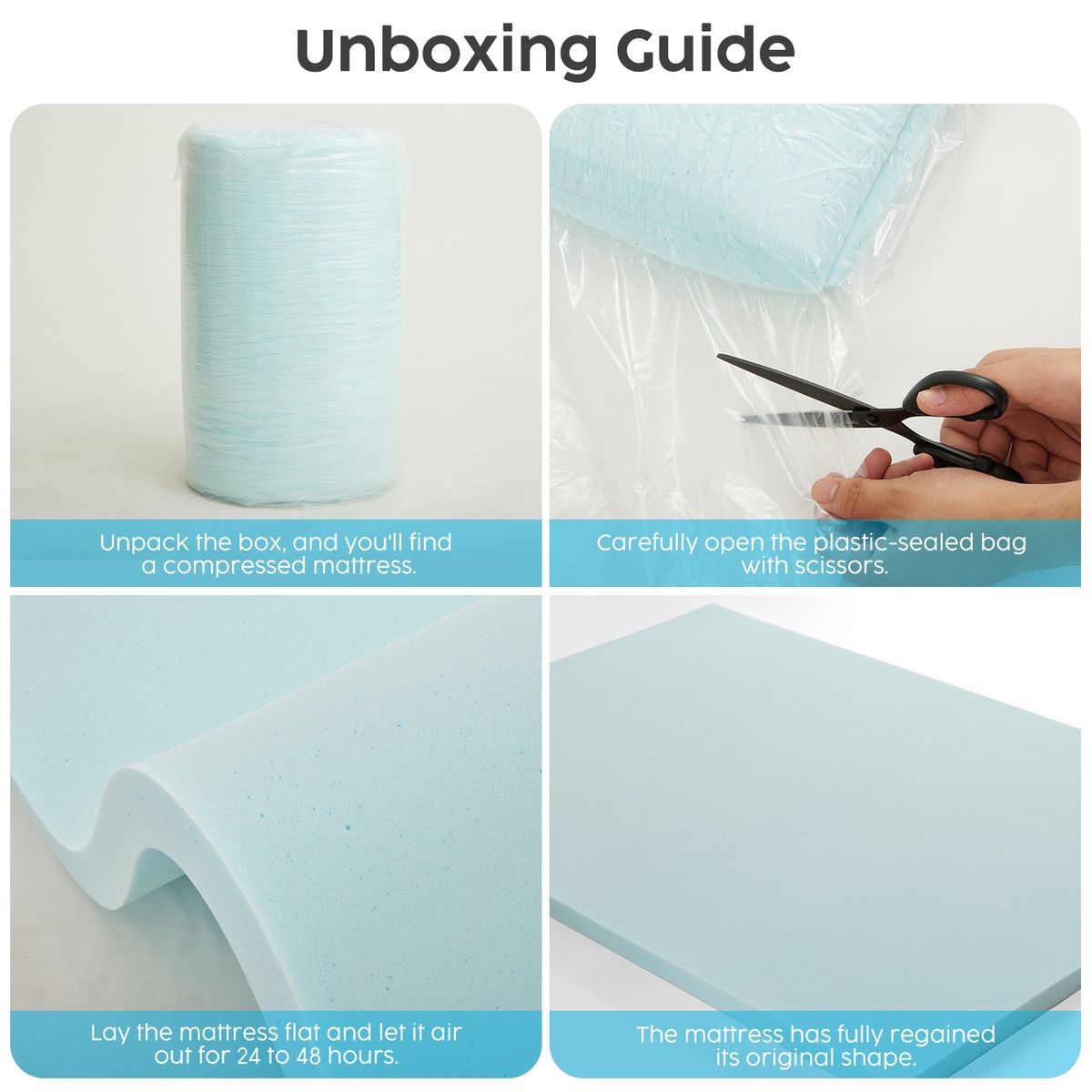Memory Foam Mattress Topper
