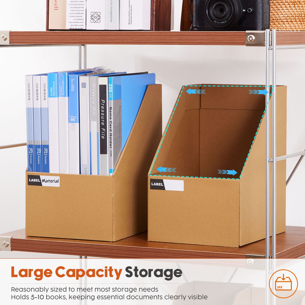 Chenshia Report Documents Storage Magazine Book Holder Desk File Organiser