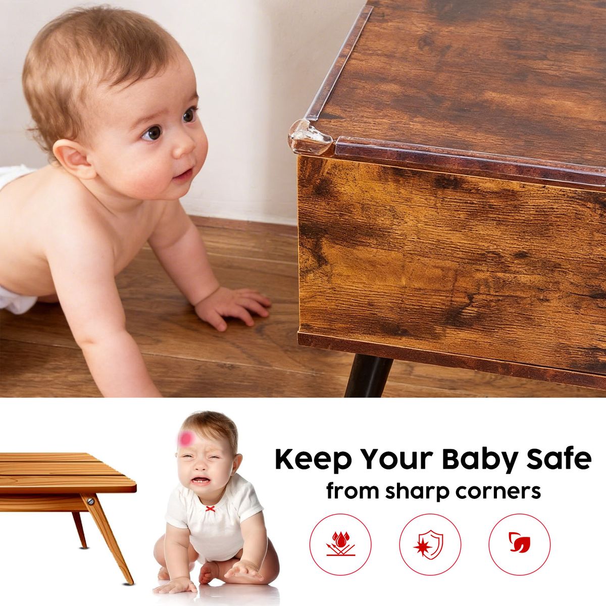 5Pcs Baby Safety Corner Protectors