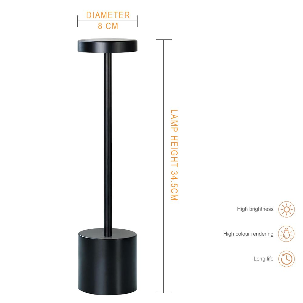 Rechargeable Bedside Lamp Cordless Desk Lamp LED Reading Lamp
