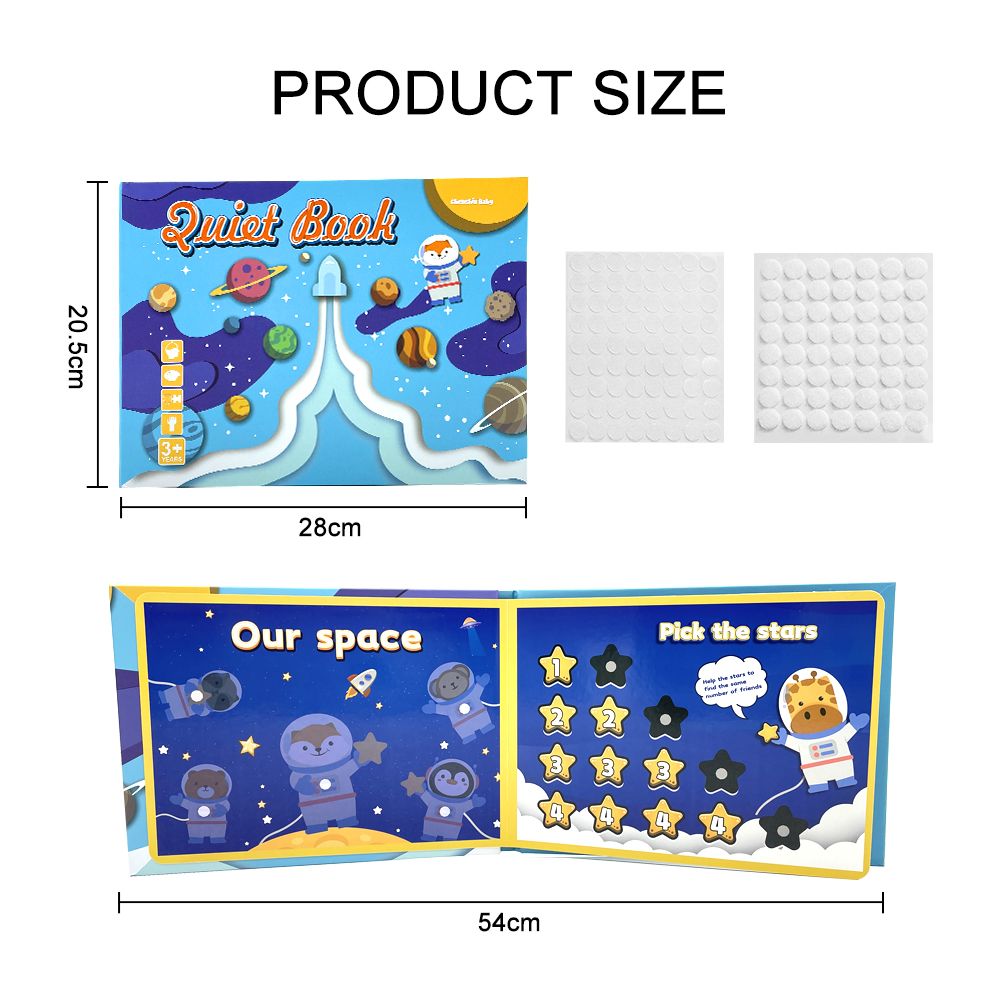 Toddler Busy Book Preschool Learning Toy Interactive Workbook