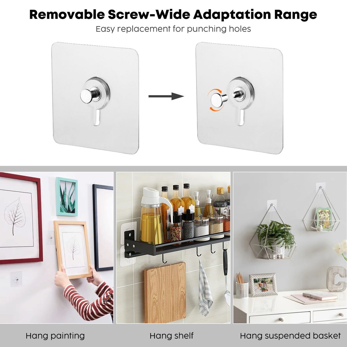 Self-Adhesive Floating Wall Mount Pack