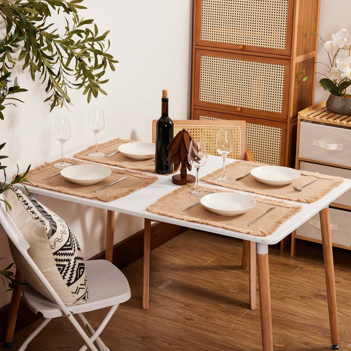 Brown Jute Placemats (4 Piece)