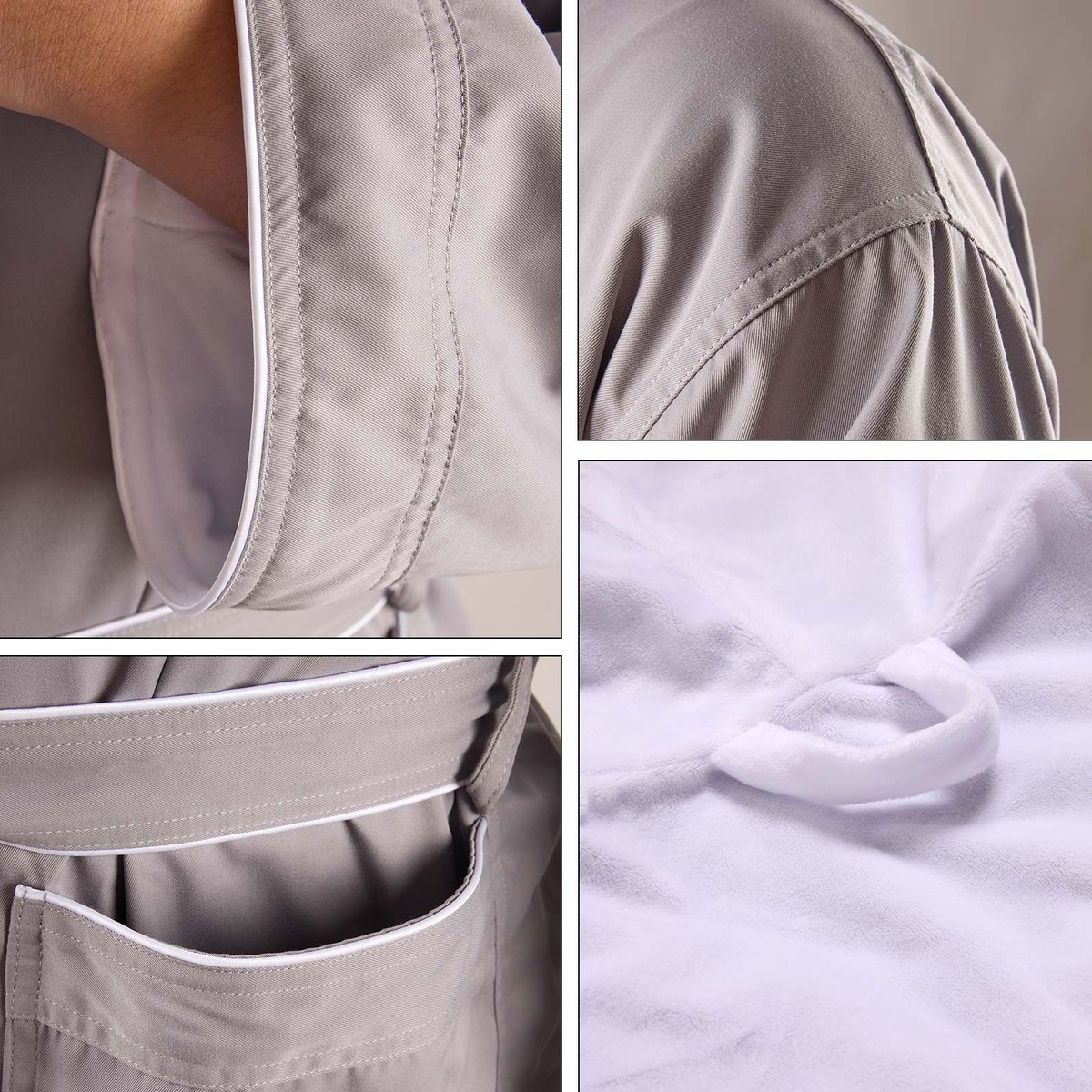 Luxury Microfiber Spa Robe - L
