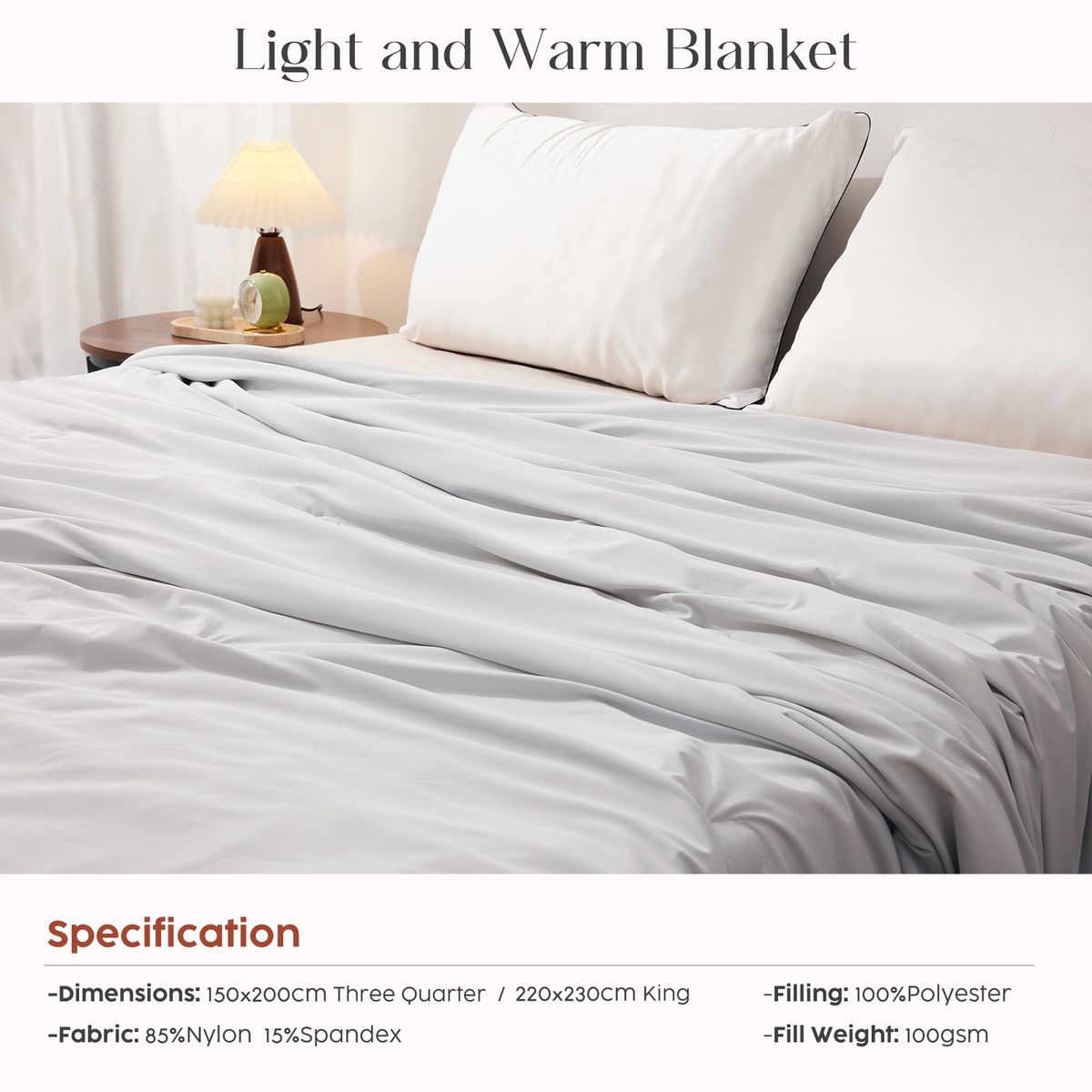 Chenshia Summer Sleep Cooling Duvet Comforter Summer Blanket Bedding