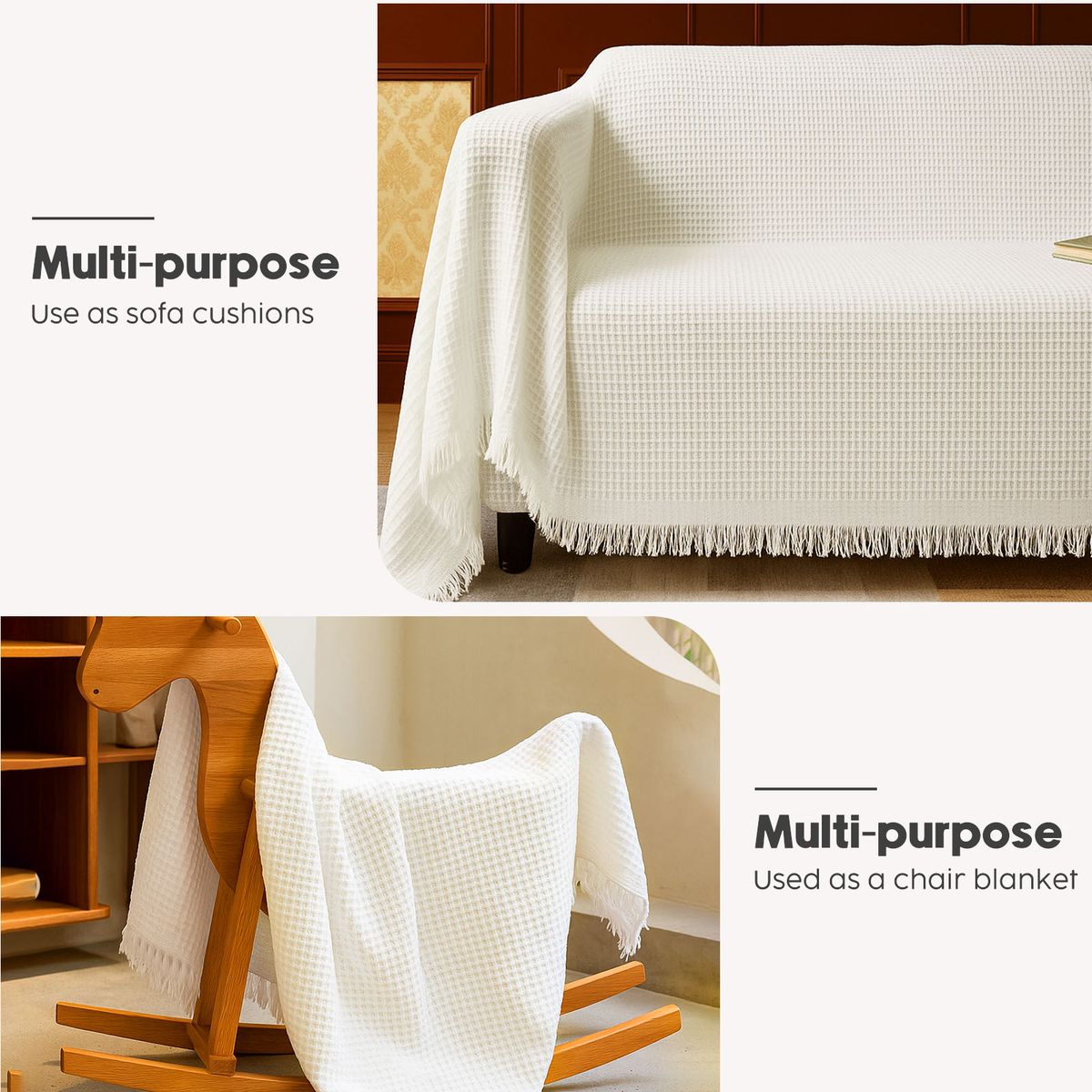 Woven Cotton Boho Outdoor Picnic Blanket