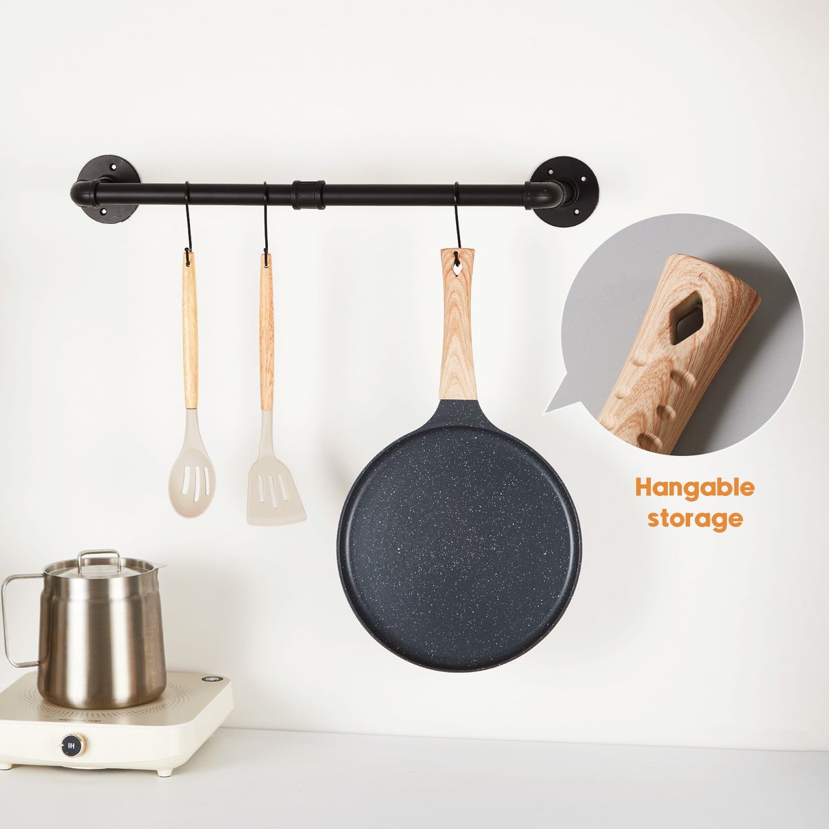 Chenshia 28cm Non-Stick Frying Pan - Pancake & Crepe Pan