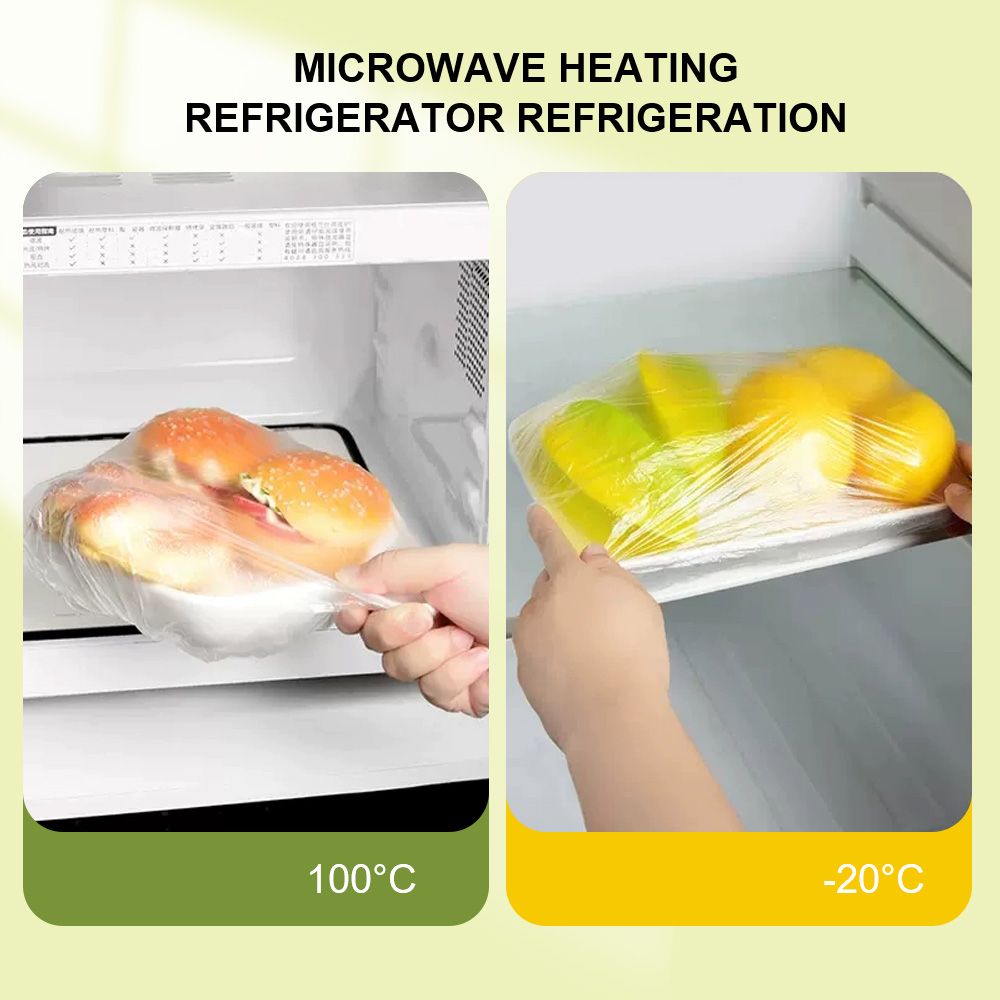 100pcs Reusable Food Storage Bowl Covers Set