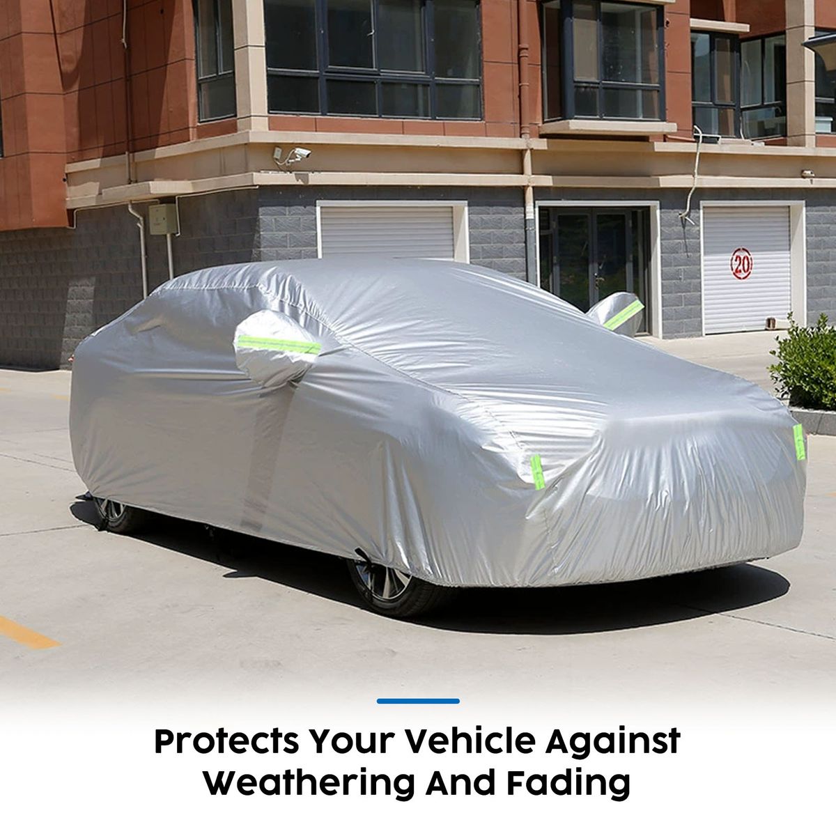 Waterproof Heavy-Duty Car Cover All-Weather Oxford Sun UV Protection