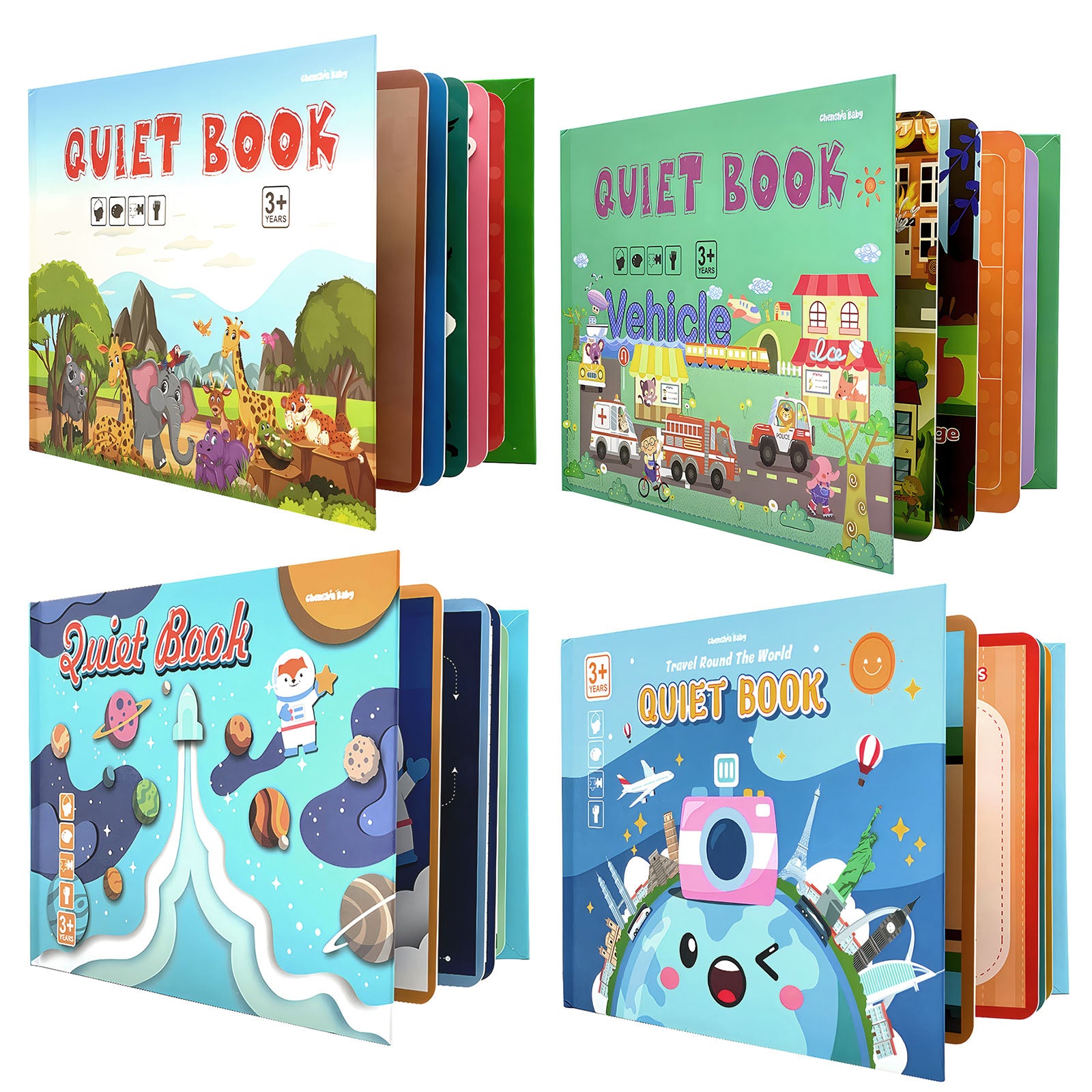 Toddler Learning Toy Book - ECD Sensory Matching Book