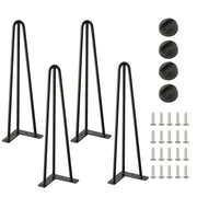 4Pc Iron Table V-Shape Furniture Leg Set - 40cm