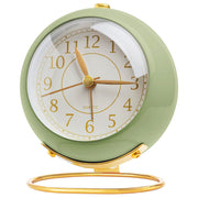 Elegant Vintage Analog Non-Ticking Alarm Clock