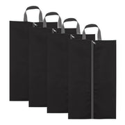 4Pcs Portable Multi-Use Shoe Travel Bag Set - Black