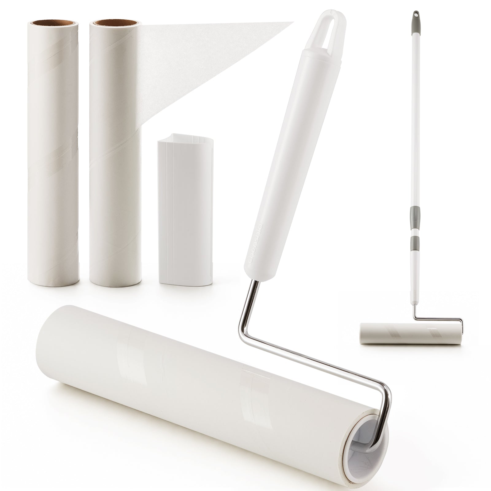 Telescopic Pet Hair Lint Remover Carpet Lint Roller Long Handle