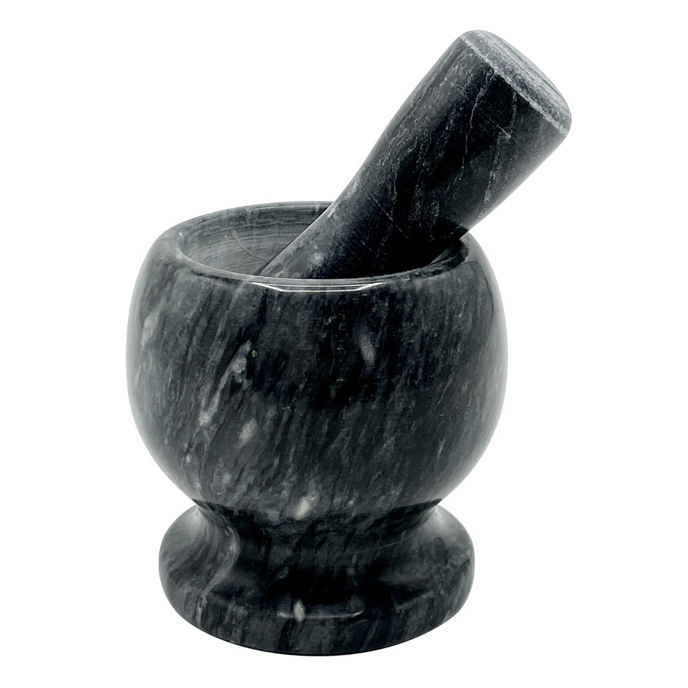 Natural Marble Mortar & Pestle