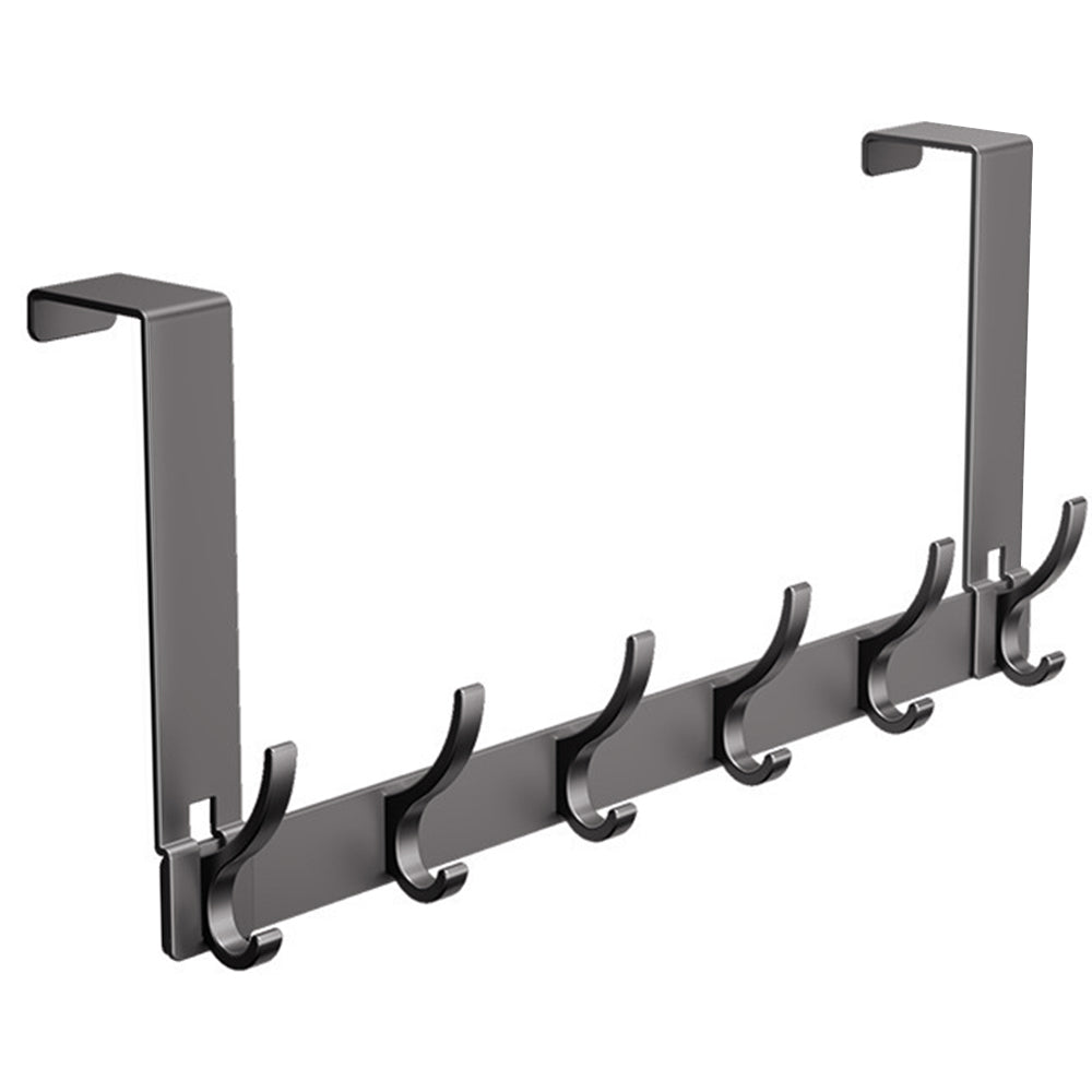 12 Heavy Duty Carbon Steel Hooks - Coat Organizer Rack