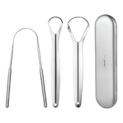 Stainless Steel Tongue Scraper Superior Oral Hygiene Set