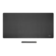 Leather Desk Pad Large Portable Desk Mat - Charcoal