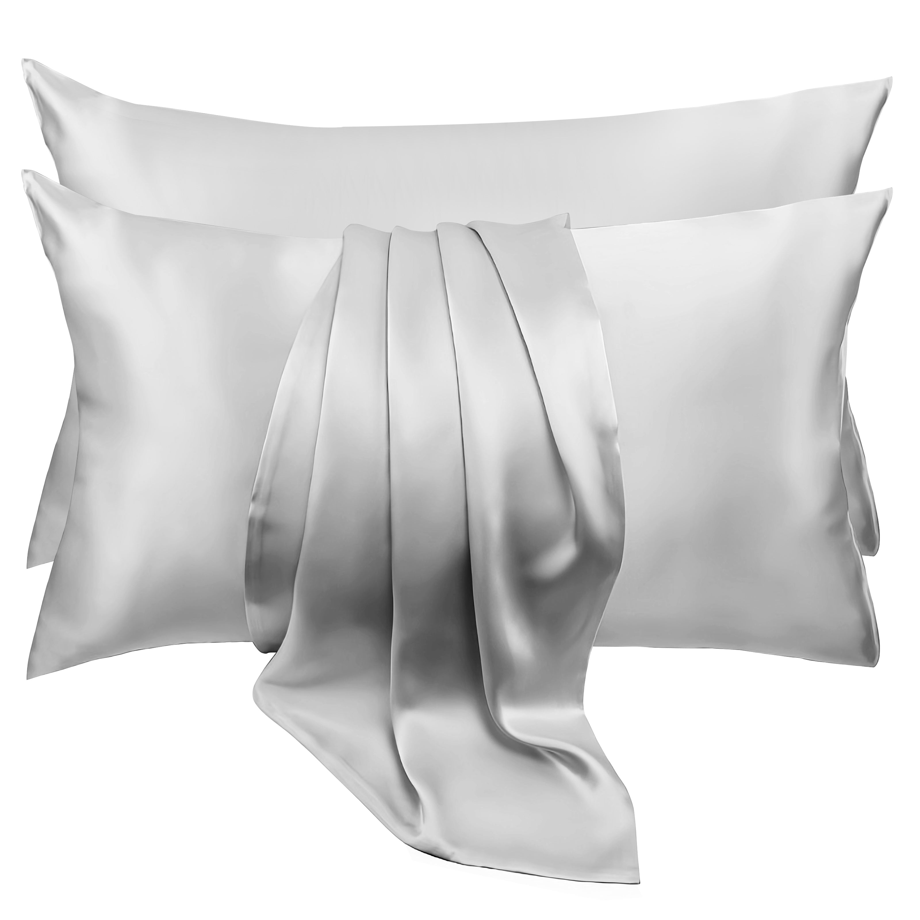 Silver Mulberry Pure Silk Pillowcase Set