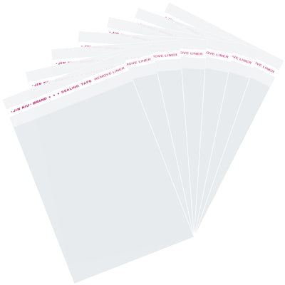 Reusable Clear Plastic Cookie Bags - 200-Pack