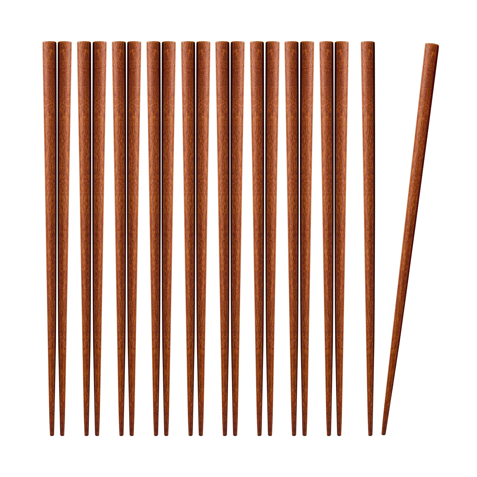 Sandalwood Reusable Noodle Chopsticks - 10 Pack