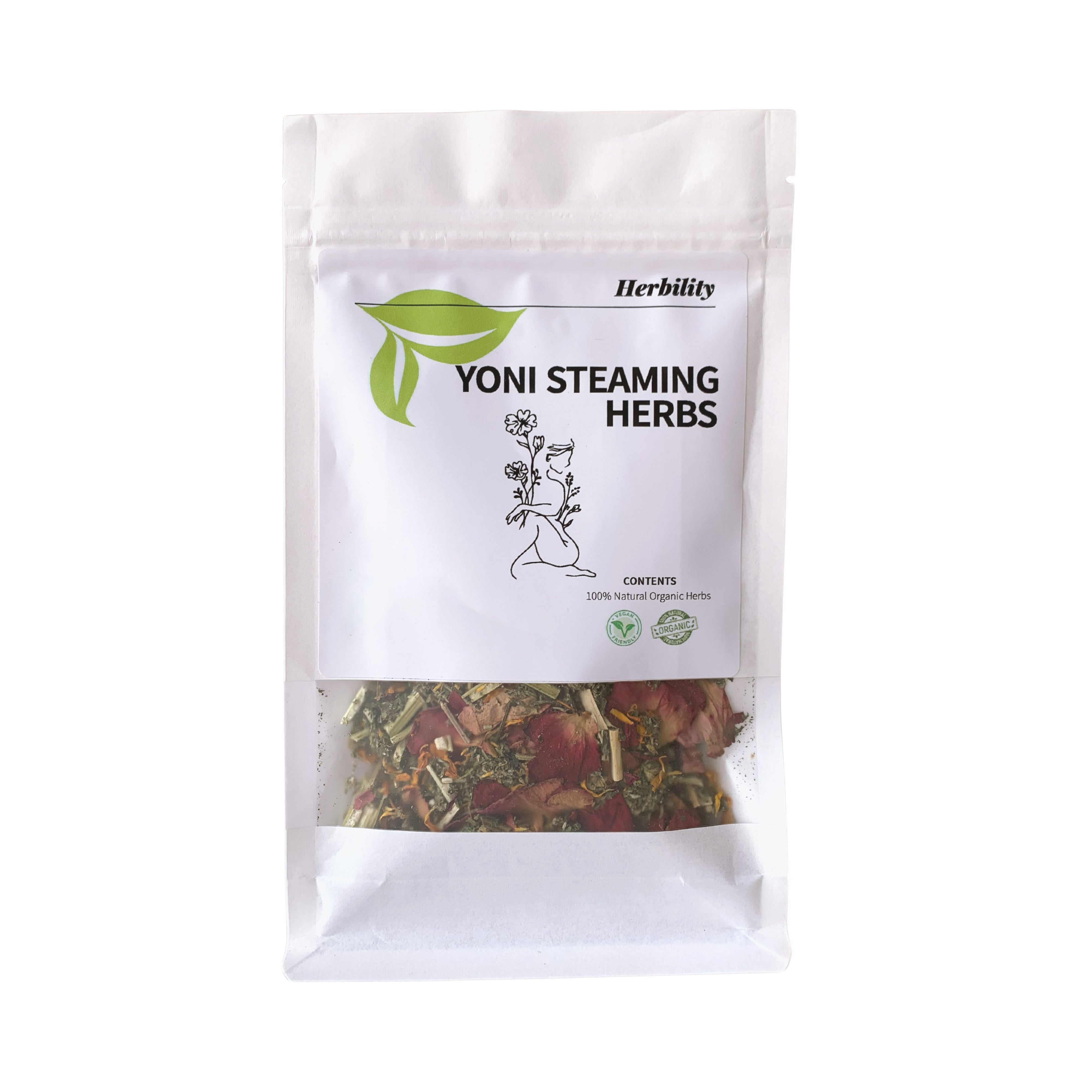 Herbility Yoni Steaming Herbs 100% Natural Reproductive Care Blend