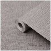 Self-Adhesive Faux Linen Wallpaper Peel and Stick PVC Wall Covering