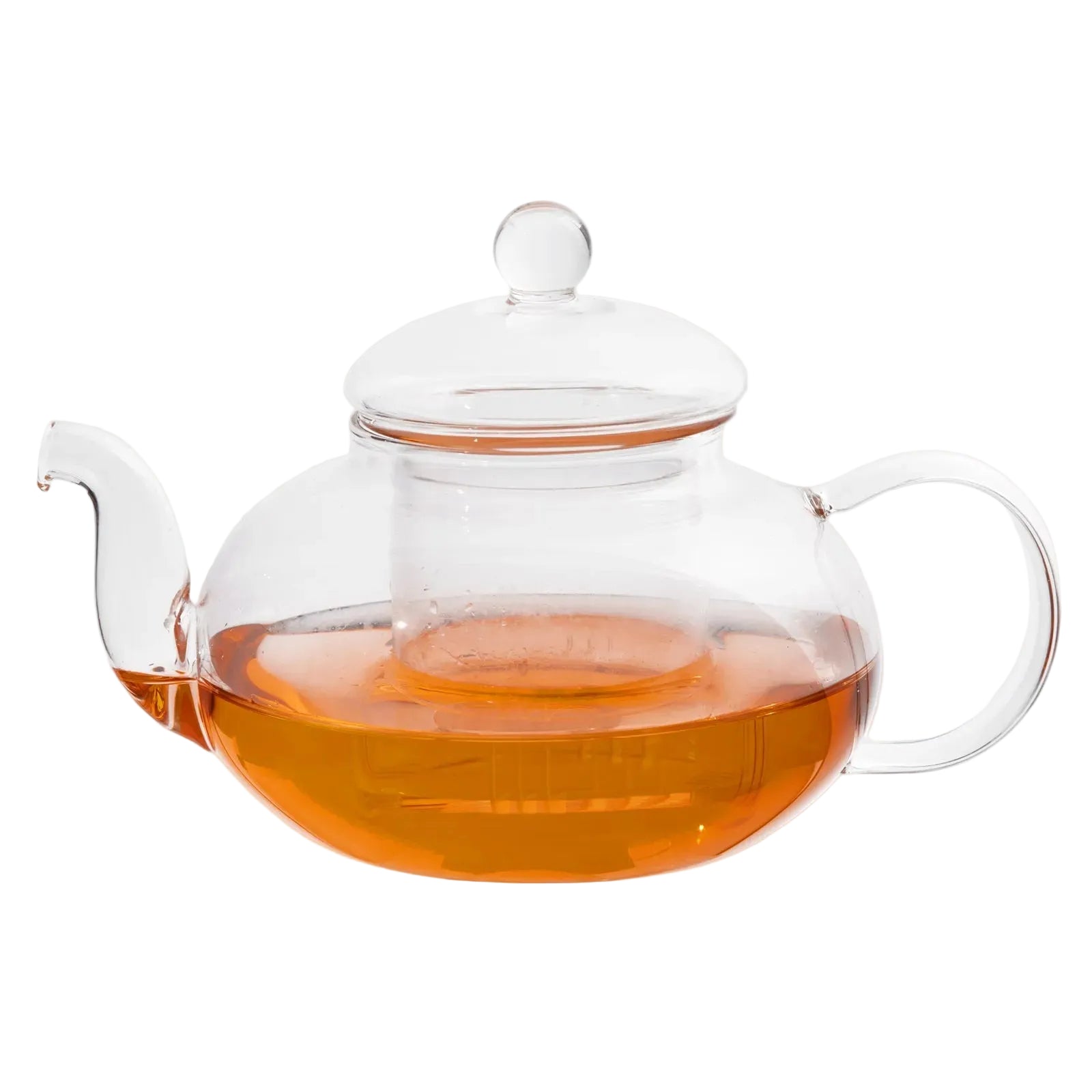 600ml Exotic Transparent Glass Teapot with Glass Infuser