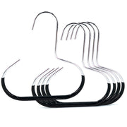 Stainless Steel Wall Hat Rack and Organiser Hooks Set