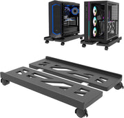 Chenshia Adjustable Gaming Computer PC Tower Stand Holder & Lockable Wheels
