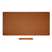 Leather Desk Pad Large Portable Desk Mat - Brown